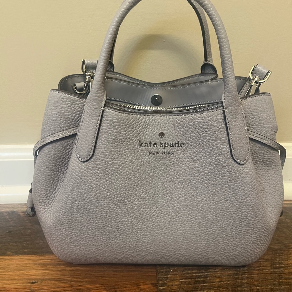 Kate Spade Small Dumpling Satchel (Mountain Gray)